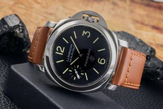 Thumbnail von Panerai Luminor Marina Stahl Handaufzug Herrenuhr Ref. PAM00776