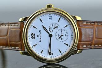 Thumbnail von Blancpain Villeret 100 hours power reserve 1106-1418-55 | Yellowgold | unpolished