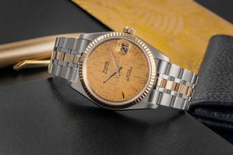 Thumbnail von Tudor Prince Date Stahl / Gold Linen Dial Automatik Ref. 74033 Papiere