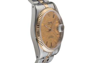 Thumbnail von Tudor Prince Date Stahl / Gold Linen Dial Automatik Ref. 74033 Papiere