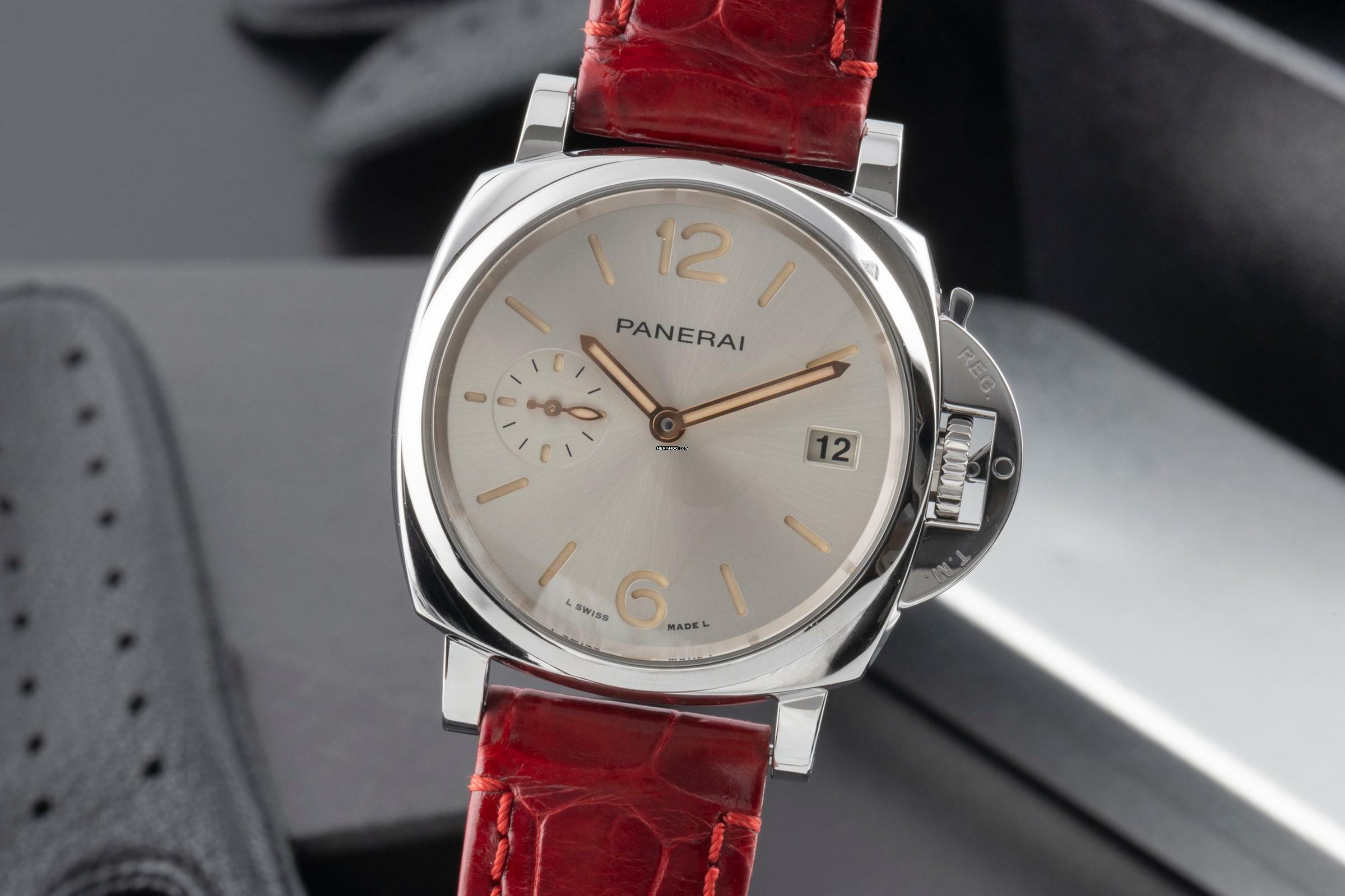 Panerai Luminor Due Edelstahl Automatik Damenuhr Ref. PAM01248