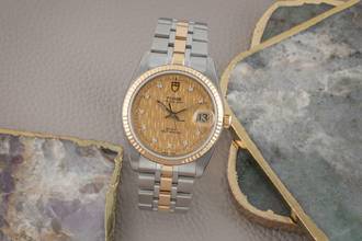 Thumbnail von Tudor Prince Date Stahl / Gold Automatik Diamanten Ref. 74033 Klassiker