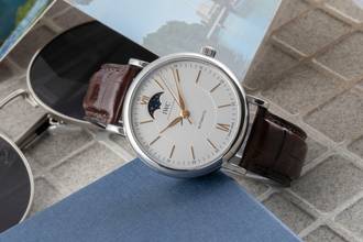 Thumbnail von IWC Portofino Automatic Moon Phase Edelstahl Automatik Herrenuhr Ref. IW459401