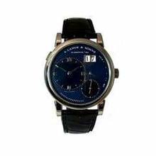 Thumbnail von A. Lange & Söhne Lange 1 very rare BLUE DIAL 101.027 </h1>