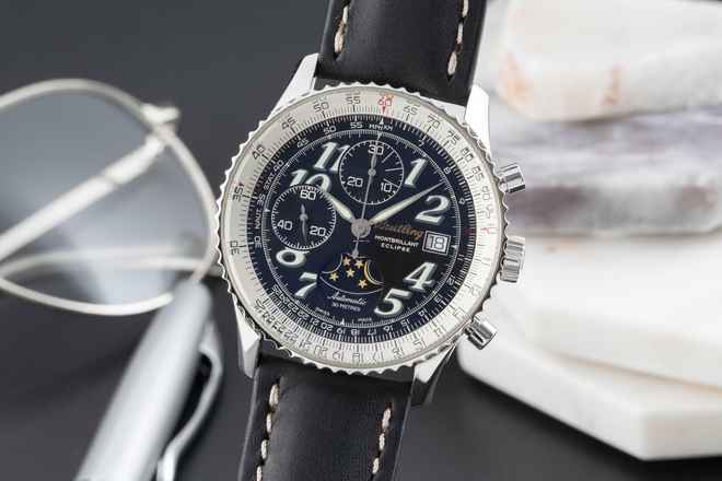  Breitling Montbrillant Eclipse Chronograph Automatik Stahl Herrenuhr Ref. A43030 