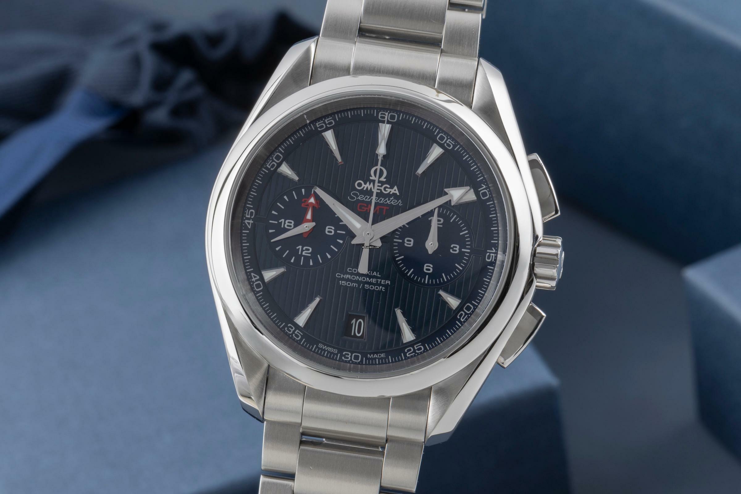 Omega Seamaster Aqua Terra GMT Chronograph Stahl Automatik 231.10.43.52.03.001