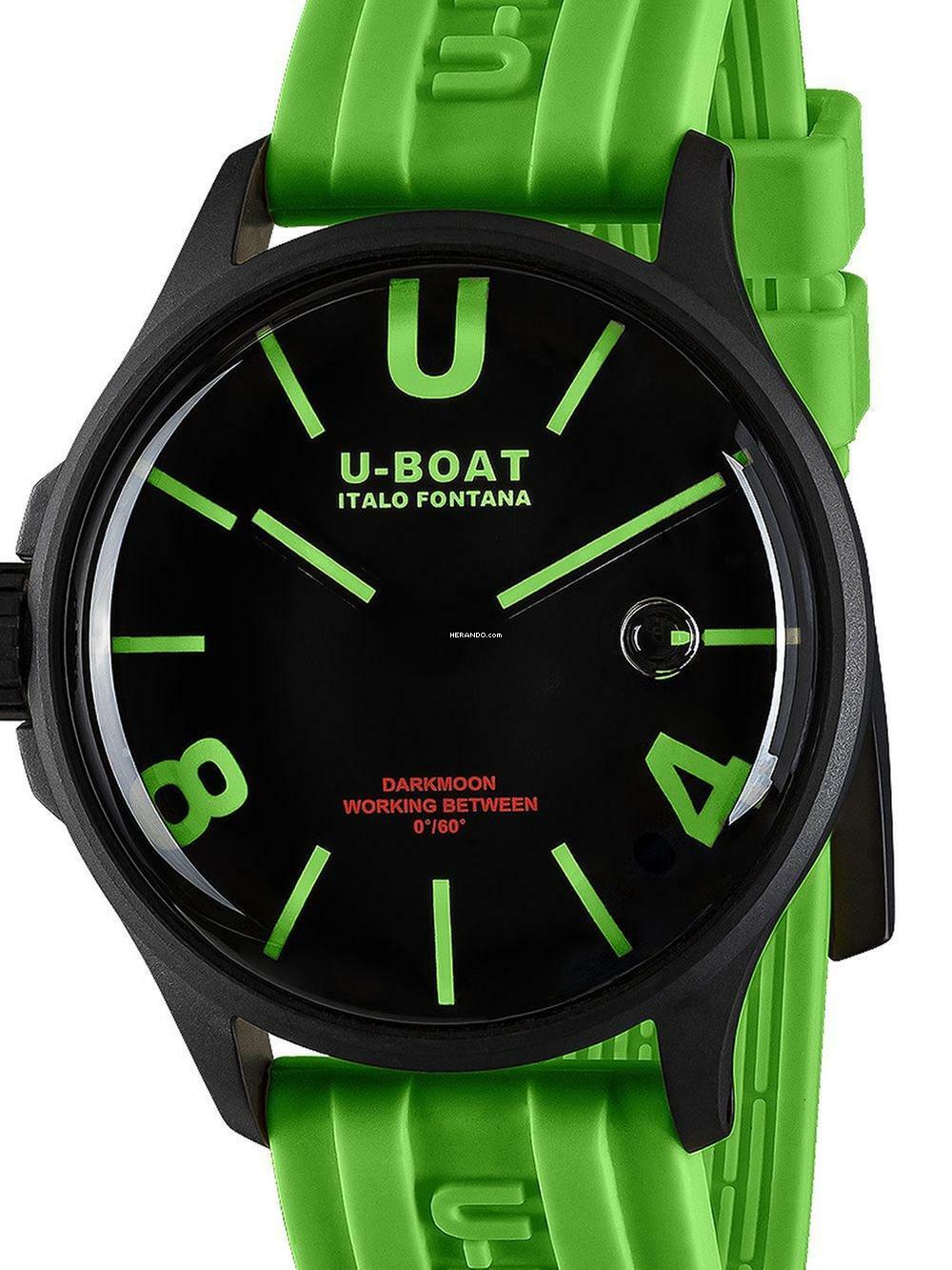 U-Boat 9534/A Darkmoon Green IPB Herrenuhr 44mm 5ATM