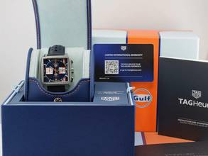 Thumbnail von TAG Heuer Monaco Chronograph X Gulf Like New Stickers