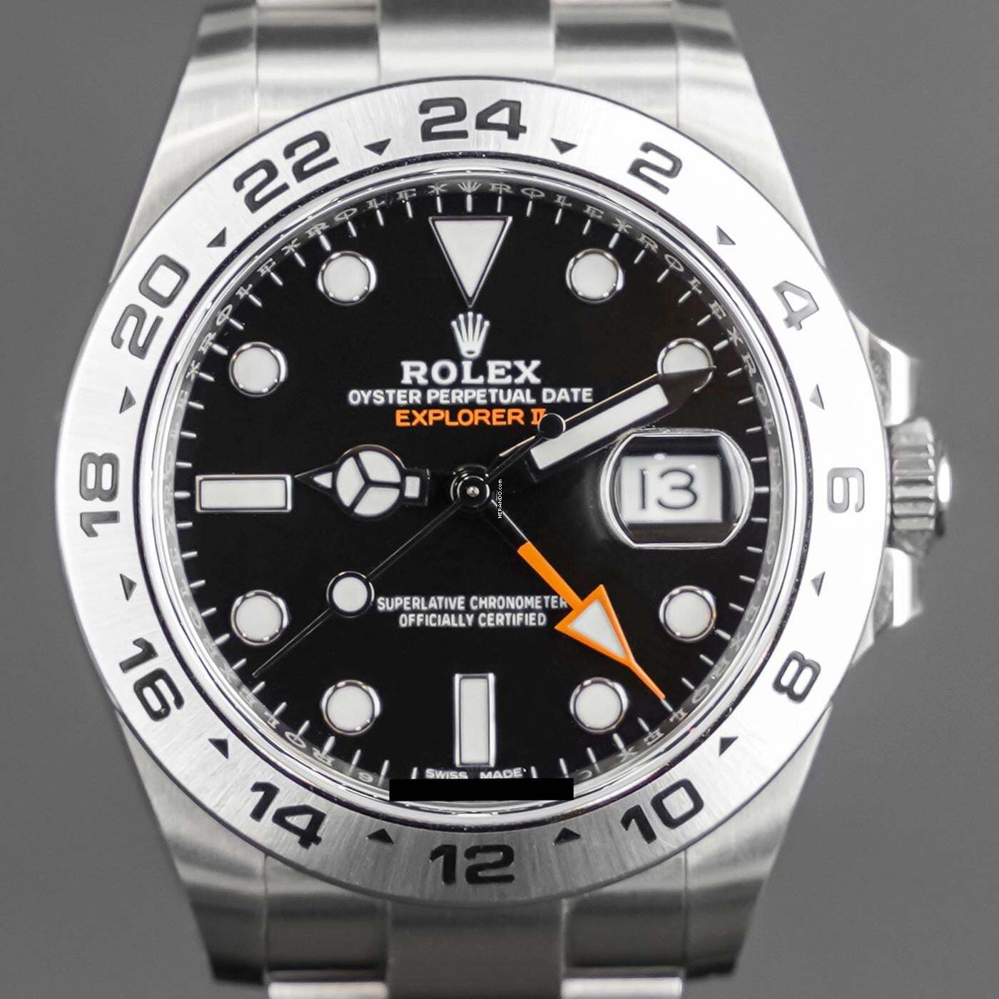 Rolex Explorer II Black Dial LC EU FULLSET 2019