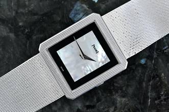 Thumbnail von Piaget Protocole Vintage 9154 | MOP / Onyx Dial | orig. whitegold bracelet </h1>