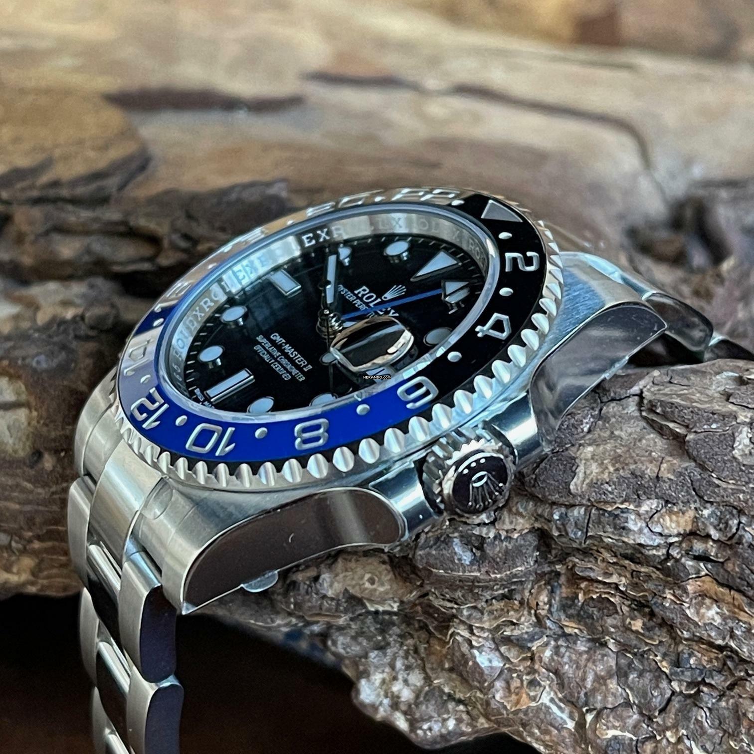 Rolex GMT-Master II Batman VERKLEBT - FULL SET 2017 LC100