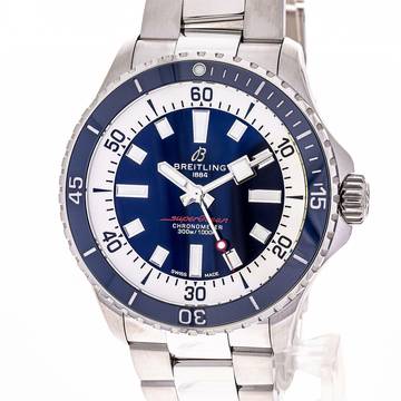  Breitling Superocean 42 Automatic 42 Blue – A17375E71C1A1 – NEW & Unworn – 07/2025 Full Set 