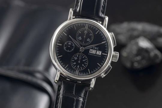  IWC Portofino Chronograph Edelstahl Automatik Herrenuhr Ref. IW378303  
