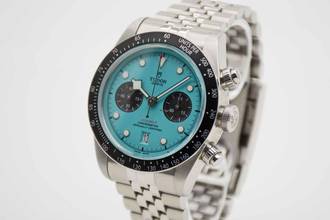 Thumbnail von Tudor Black Bay Chrono Flamingo Blue 2025 M79360N LC100 Fullset