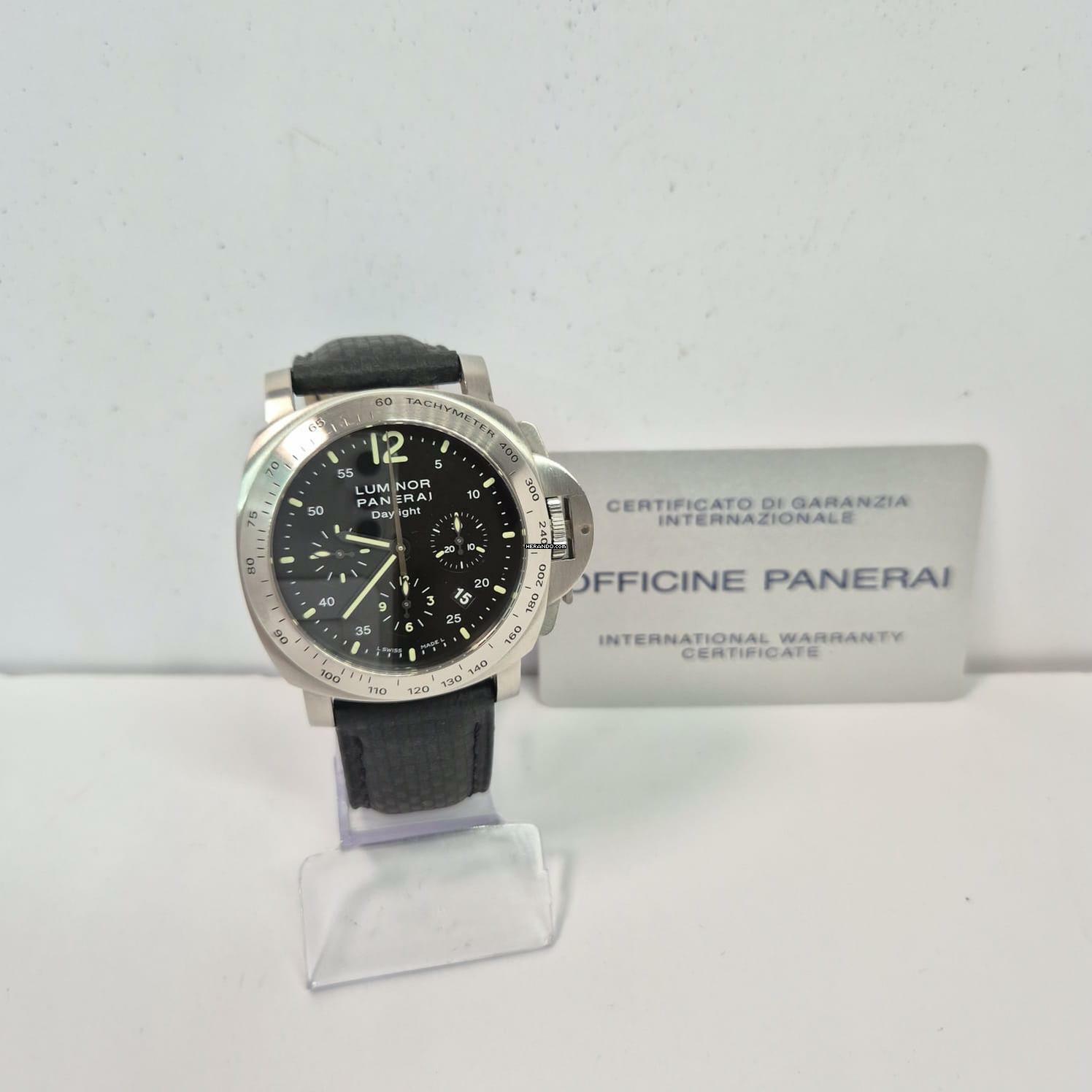 Panerai Luminor Chrono Daylight Chrono 44mm Automático 2 pulseiras