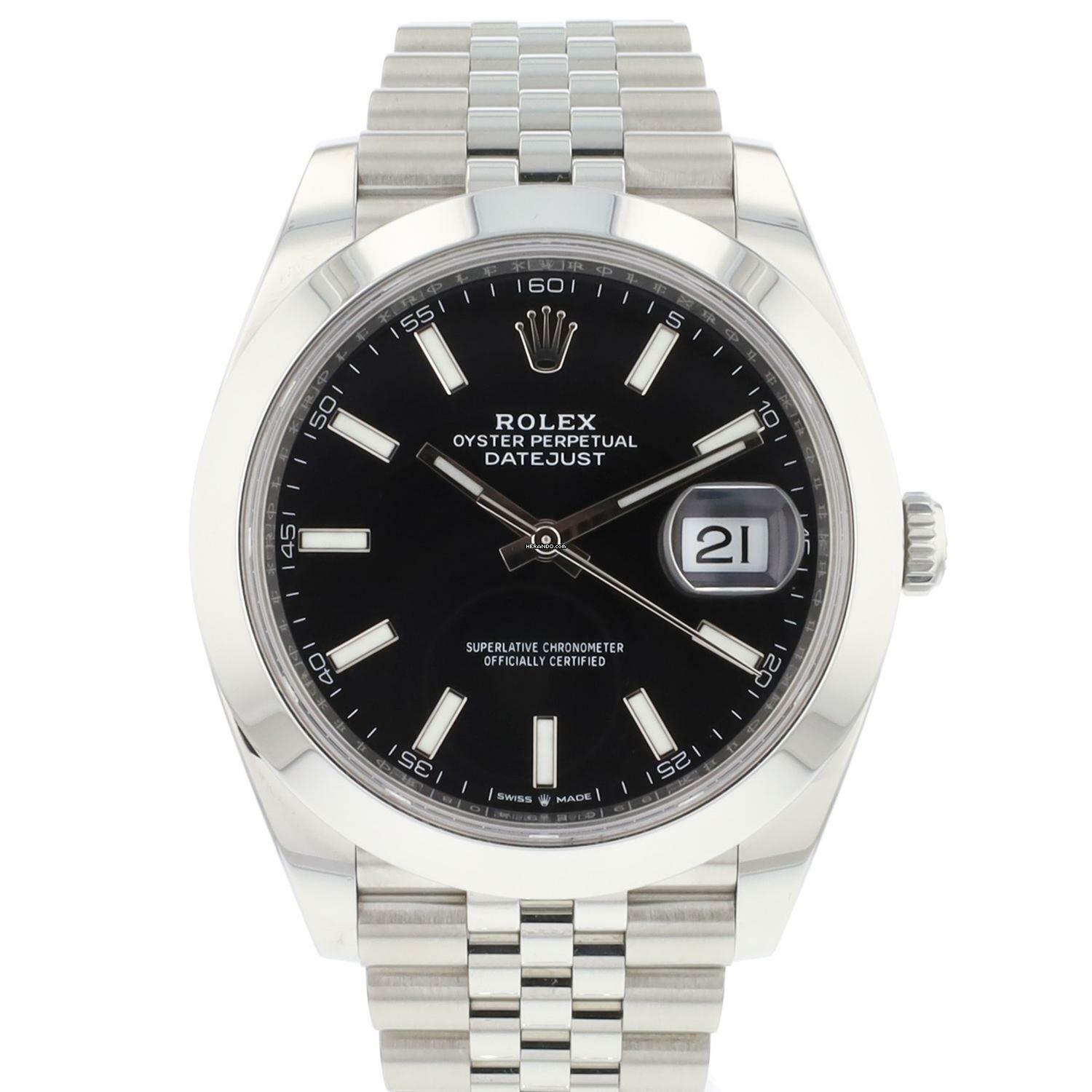 Rolex Datejust 41 Jubilee Black Dial