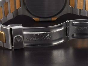 Thumbnail von Patek Philippe Nautilus 3700 Steel/gold Blue Dial Original Box / Warranty 1982 Very Rare