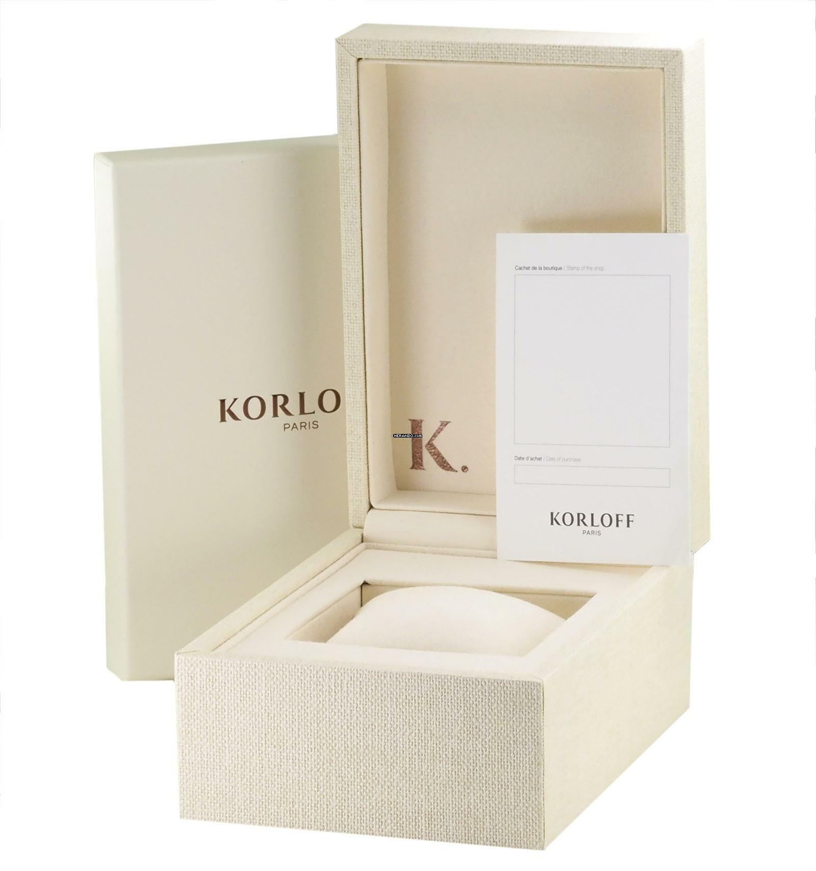 Korloff Automatik Regulator Herren Uhr 04WA1470010 Neu