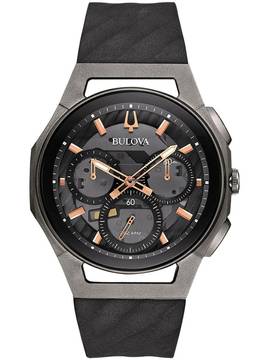  Bulova 98A162 Curv Chronograph Herrenuhr 44mm 3ATM 
