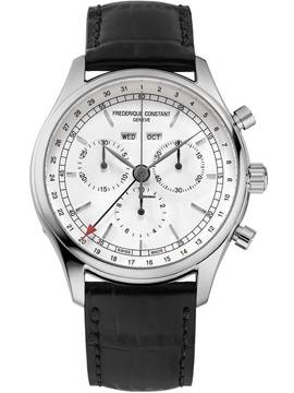  Frederique Constant FC-296SW5B6 Triple Calender Chronograph Herrenuhr 40mm 5ATM 