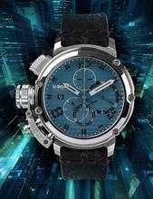 Thumbnail von U-Boat Chimera 9589 Herrenuhr Chimera 46mm Chrono SS blau Automatik 10ATM