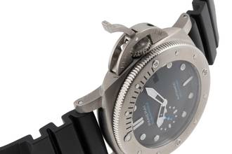 Thumbnail von Panerai Submersible Titanio 47mm Automatik Herrenuhr Ref. PAM01305 B&P 2019
