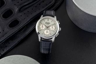 Thumbnail von Glashütte Original Senator Chronograph Stahl Automatik Herrenuhr Ref. 39-31-11-13-04 B&P