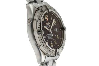 Thumbnail von Breitling Superocean Stahl Automatik Herrenuhr Ref. A17045 Box & Papiere 1998