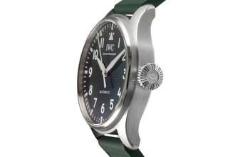 Thumbnail von IWC Große Fliegeruhr Big Pilot British Racing Green Stahl Automatik Herren Ref. IW329306 B&P 2022