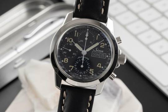  Sinn 103 ST Chronograph Stahl Automatik Herrenuhr Ref. 103.050  