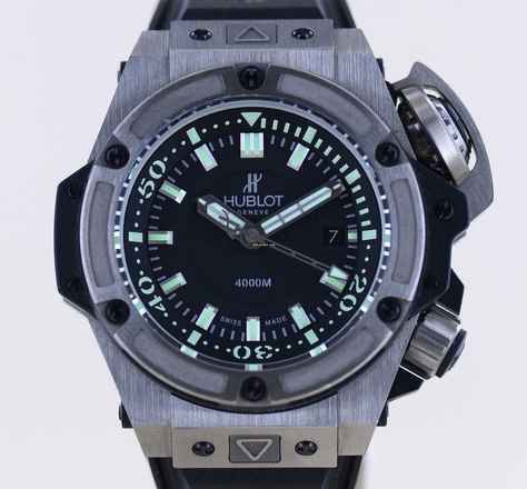  Hublot King Power Oceanographic 4000 Monaco Limited Edition Diver 48mm B+P  