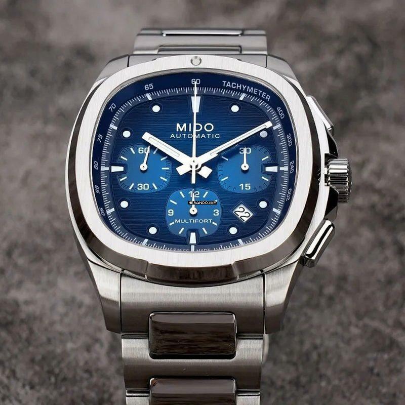 Mido Multifort Chronograph TV Chronograph NEW FULL SET