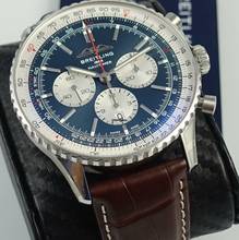 Thumbnail von Breitling Navitimer 1 B01 Chronograph 46 Blue Full Set / New Watch