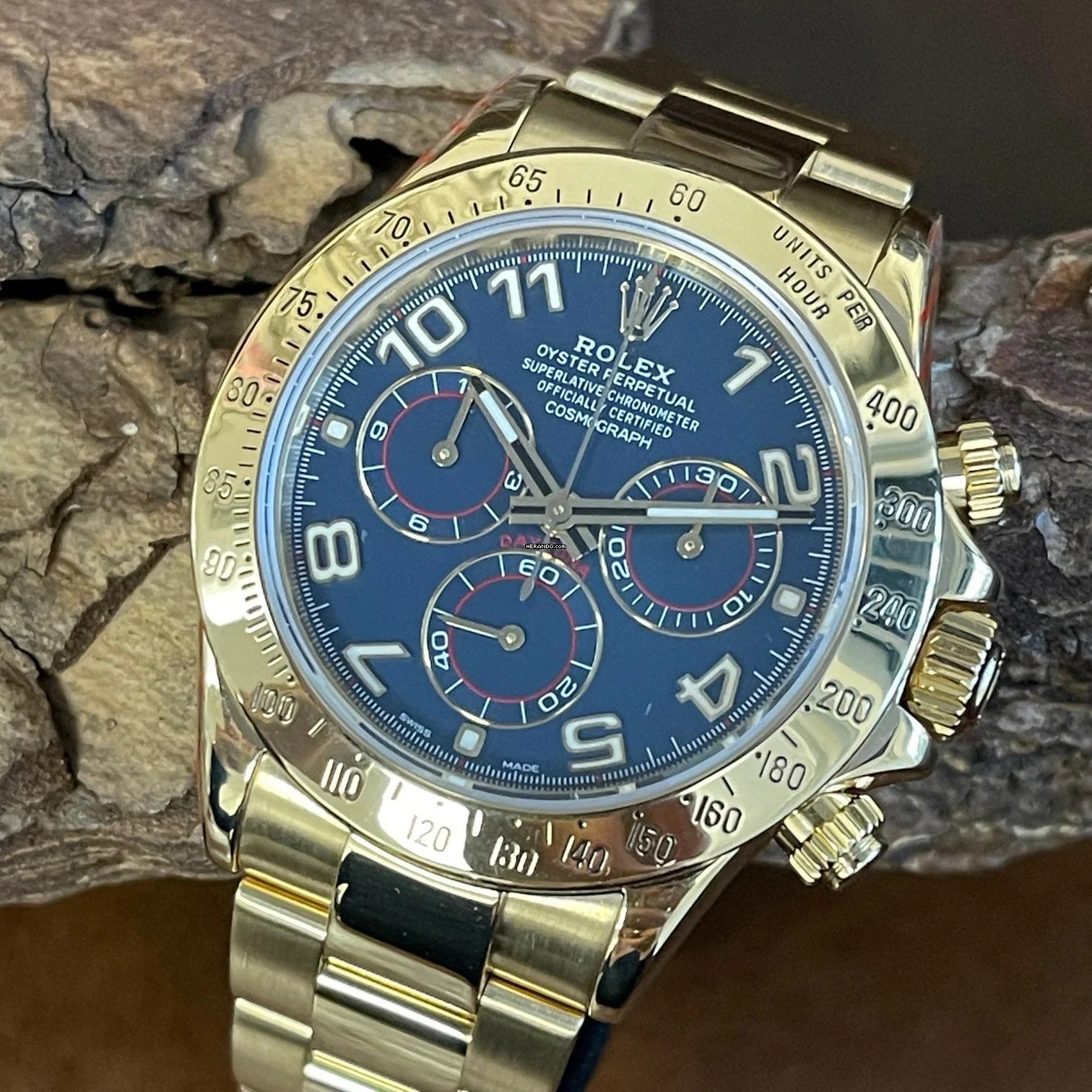 Rolex Daytona Daytona Blue Racing Dial - FULLSET - Ref. 116528