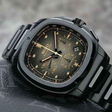  Mido Multifort Chronograph TV Chronograph black PVD NEW FULL SET 