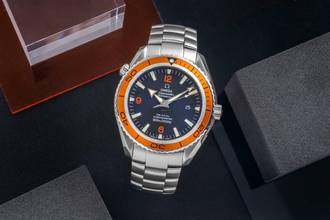 Thumbnail von Omega Seamaster Planet Ocean 600M Stahl Automatik Ref. 2208.50.00 Papiere 2007