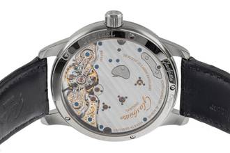 Thumbnail von Glashütte Original PanoReserve Edelstahl Handaufzug Herrenuhr Ref. 65-01-02-02-04 B&P