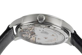 Thumbnail von Glashütte Original PanoReserve Edelstahl Handaufzug Herrenuhr Ref. 65-01-02-02-04 B&P