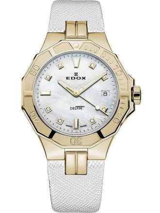  Edox 53020-37JC-NADD Delfin Diver Damenuhr 38mm 20ATM 