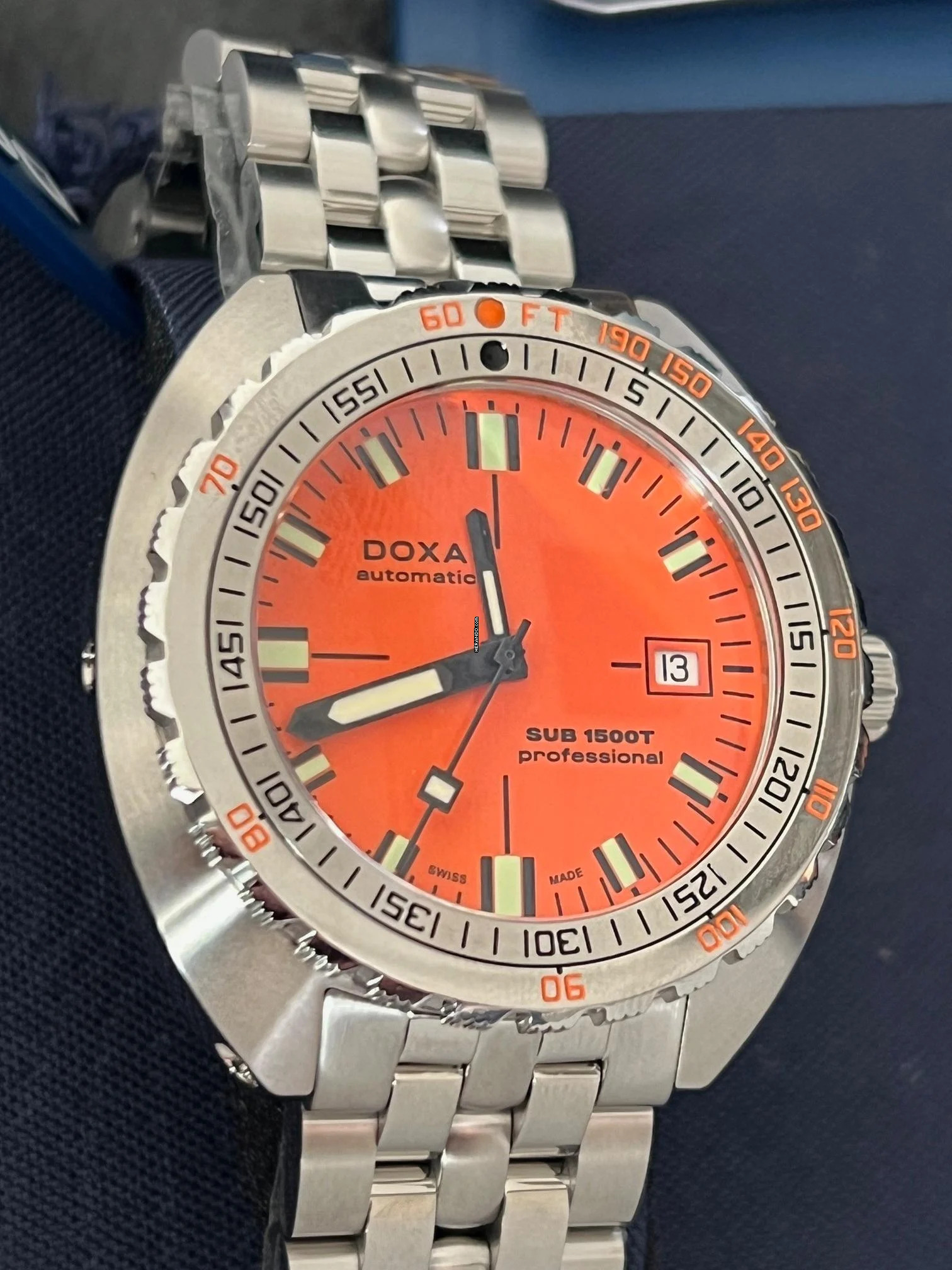 Doxa Sub 881.10.351.10 SUB - 1500T NEU 45mm Box und Papiere-sofort lieferbar Full-Set-Garantiebeginn ab Kauf !