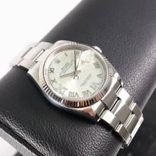 Thumbnail von Rolex Datejust 36 Fluted Oyster Silver Diamond Roman Dial