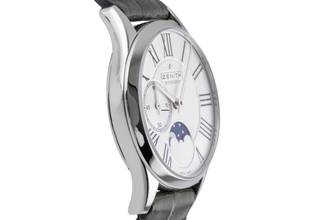 Thumbnail von Zenith Elite Ultra Thin Moonphase Edelstahl Automatik Damenuhr Ref. 03.2310.692