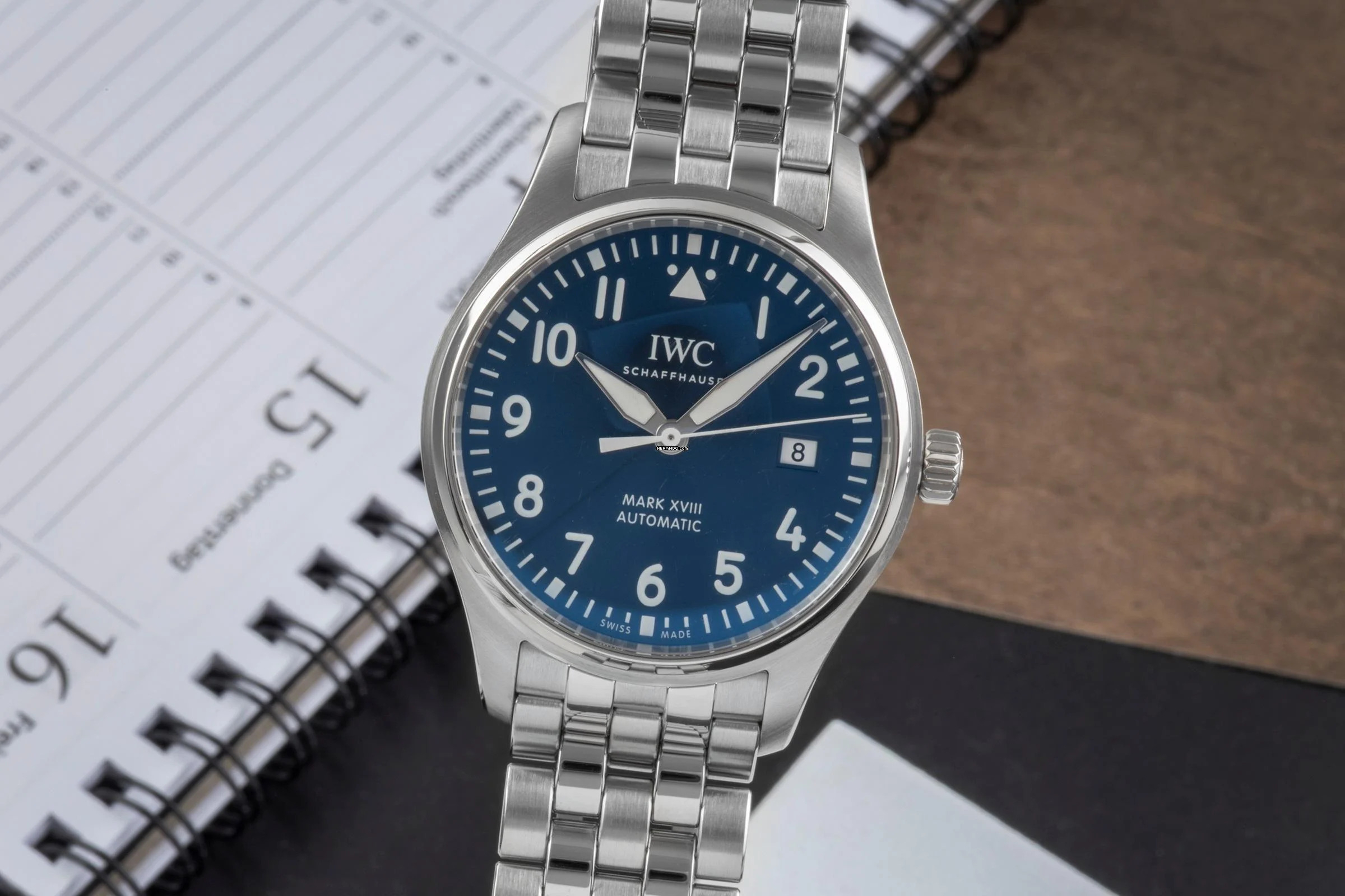 IWC Fliegeruhr Mark XVIII Le Petit Prince Edition Automatik Ref. IW327014 B&P