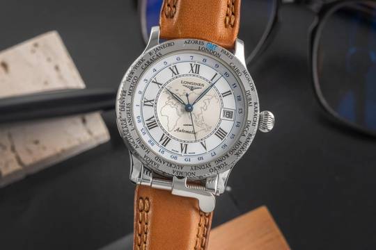  Longines Lindbergh GMT The Pioneers Watch Automatik Herrenuhr L2.610.4 Limitiert  