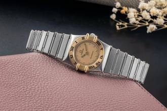 Thumbnail von Omega Constellation Ladies Lady Stahl / Gold Damenuhr Ref. 795.1076 Vintage