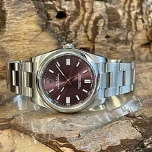 Thumbnail von Rolex Oyster Perpetual 36 Red grape Dial - FULL SET 2018 - LC100