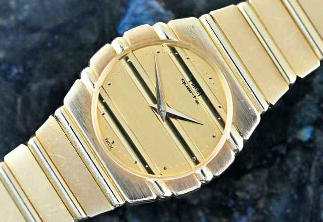  Piaget Polo very rare Vintage 761 C 701 | Yellowgold | Quartz 