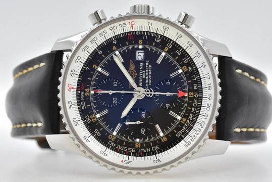  Breitling Navitimer World GMT Chronograph A24322  