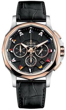  Corum Admiral's Cup Legend 42 Chronograph 42MM Like New Papers 984.101 2019 
