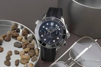Thumbnail von Omega Seamaster Diver 300 M Chronograph Automatik 210.32.44.51.01.001 B&P